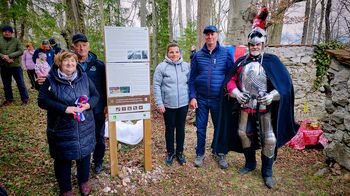 Video novica: Pri ostankih gradu Helfenberg postavili informacijsko tablo