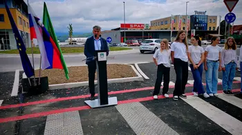 Video novica: Novo krožišče v Šempetru tudi uradno odprto
