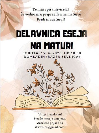 PRIPRAVE NA MATURITETNI ESEJ