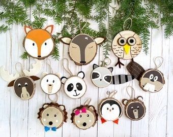 Zimska narava na novoletnih okraskih