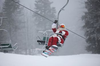 Obisk Božička na Soriški planini