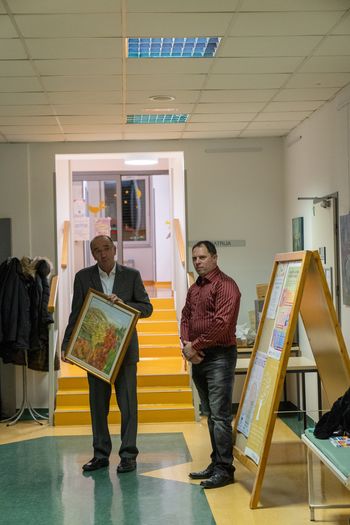 Otvoritev slikarske razstave v Galeriji Ana v Zdravstvenem domu Trebnje   