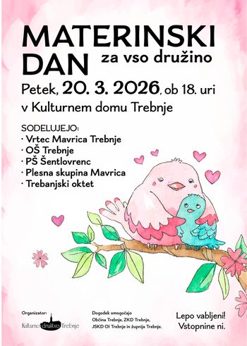 MATERINSKI DAN ZA VSO DRUŽINO