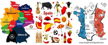 Začetni tečaji nemščine, francoščine in španščine