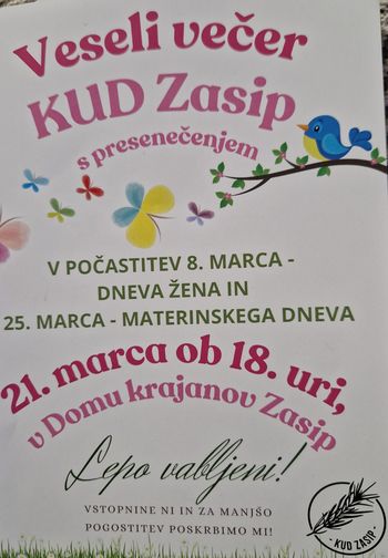 VESELI VEČER KUD ZASIP S PRESENEČENJEM