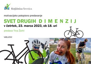 Motivacijsko potopisno predavanje SVET DRUGIH DIMENZIJ - Tina Žarki