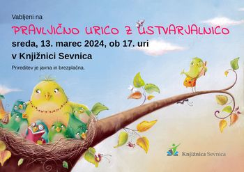 Pravljična urica z ustvarjalnico 