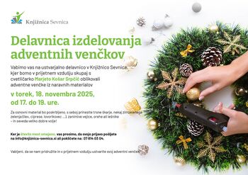 Delavnica izdelave adventnih venčkov 