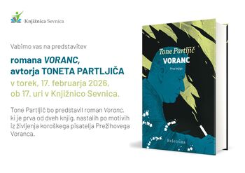 Predstavitev knjige VORANC - Tone Partljič