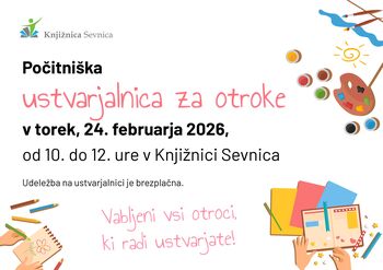 Zimska počitniška ustvarjalnica