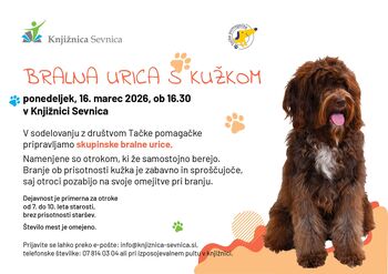 Bralna urica s kužkom