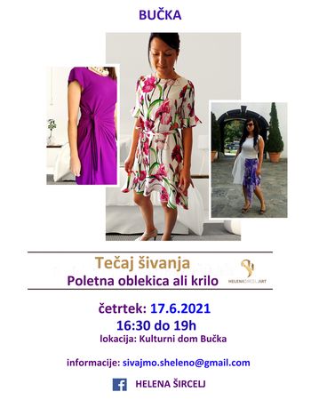 17urni tečaj šivanja - poletnih oblekic