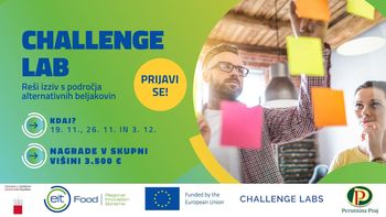 Reši poslovni izziv »Challenge lab« in osvoji nagrado 2000 €