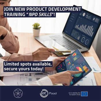 NAJAVA: EIT food razpisuje brezplačno izobraževanje za strokovnjake v agroživilskem sektorju za razvoj novih izdelkov