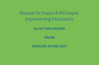 Odprt razpis EIT Food - Inspire & RIS Inspire / iščejo se partnerji za izvajanje izobraževalnih vsebin o prehranskih sistemih / Prijava do 9.6.2023