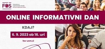 Študij organizacije in menedžmenta – INFORMATIVNI DAN