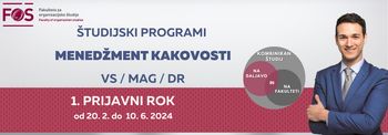 Ne zamudite prvega prijavnega roka za vpis na študij organizacije in menedžmenta