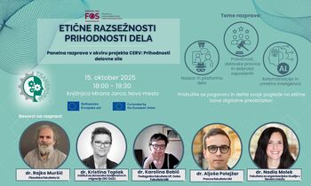 Panelna razprava: Etične razsežnosti prihodnosti dela