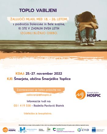 VIKEND SKUPINA ZA ŽALUJOČE MLADOSTNIKE med 18. in 26. letom