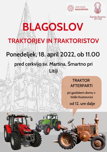 Blagoslov traktorjev in traktoristov