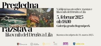 OTVORITEV PREGLEDNE RAZSTAVE LIKOVNIH DEL DRUŠTVA LILA