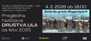 Otvoritev likovne razstave: PREGLEDNA RAZSTAVA DRUŠTVA LILA 2025