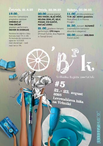 festival O'BRK vrhniška rojišča umetnosti #5