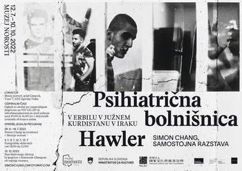 Vabilo na otvoritev fotografske razstave: Psihiatrična bolnišnica Hawler v Erbilu v Južnem Kurdistanu v Iraku, Simon Chang, samostojna razstava, 12. julij 2022, ob 19. uri
