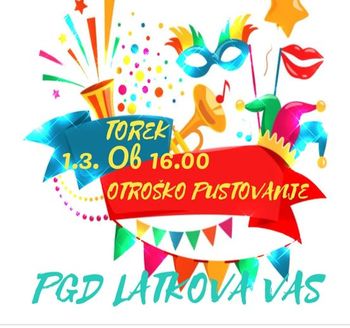 Otroška maškarada v Latkovi vasi