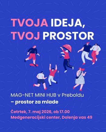 Manjka tudi tebi en dober prostor za druženje?