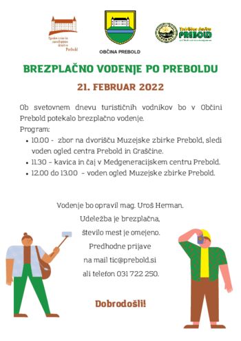 Svetovni dan turističnih vodnikov - 21.2.2022 - Brezplačno vodenje ob 10.00