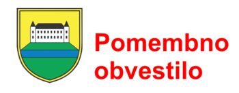 POMEMBNO OBVESTILO O SPREMEMBI TRANSAKCIJSKEGA RAČUNA OBČINE PREBOLD