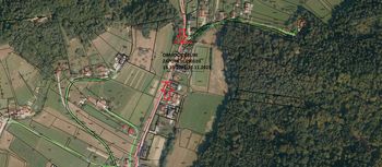 Delna zapora občinske ceste LC490103 Šešče - Matke