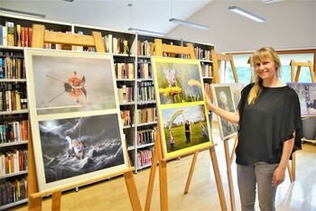 Čarografije Simone Lustek Vrankar na ogled v preboldski knjižnici Čarografije Simone Lustek Vrankar na ogled v preboldski knjižnici