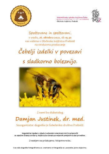 Čebelji izdelki v povezavi s sladkorno boleznijo