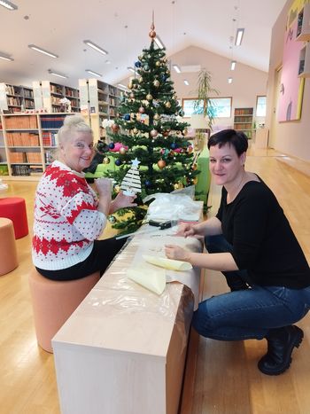 Predpraznična ustvarjalna delavnica s KUD Svoboda Prebold