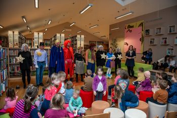 Zvezdica Zaspanka v preboldski knjižnici