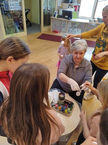 Velikonočna ustvarjalnica v preboldski knjižnici