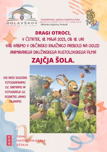 Zajčja šola - animirani film