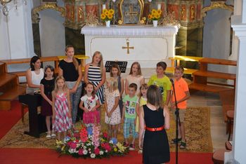 Zaključni koncert otroškega pevskega zbora iz Prihove