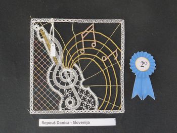 2. MESTO NA MEDNARODNEM NATEČAJU KLEKLJANE ČIPKE ITALJANSKEGA ZDRUŽENJA FUSELLIAMO