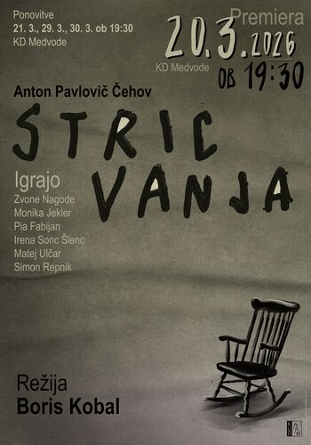 Prva repriza predstave Stric Vanja