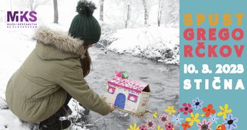 Gregorjevo: izdelava in spust gregorčkov po Stiškem potoku