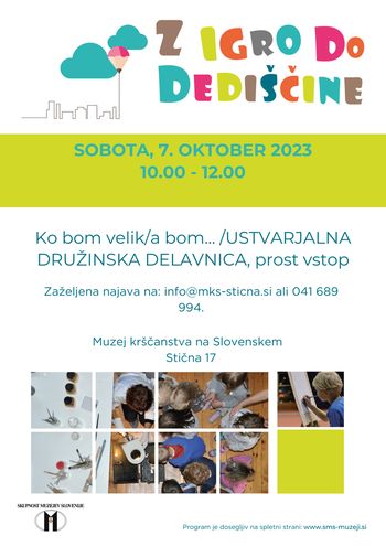 Družinska ustvarjalna delavnica: Ko bom velik/a, bom...