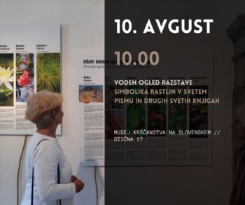 Javno vodstvo po razstavi Simbolika rastlin v Svetem pismu in drugih svetih knjigah