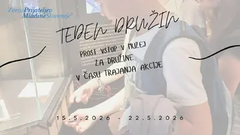 Prost vstop v muzej v Tednu družin