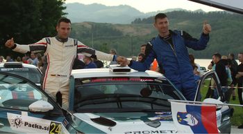 SIMON RONČEL IN DAVID KAVČIČ NA RALLYJU KUMROVEC BRANITA VISOKO UVRSTITEV