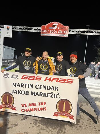 V KOBARIDU DVE ZMAGI IN NASLOV PRVAKOV ZA ŠD GAS KRAS V KOBARIDU DVE ZMAGI IN NASLOV PRVAKOV ZA ŠD GAS KRAS