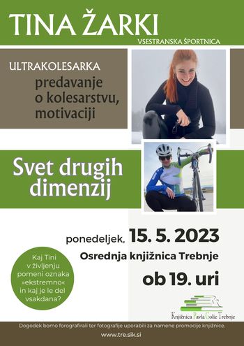 Svet drugih dimenzij, športno-motivacijsko predavanje