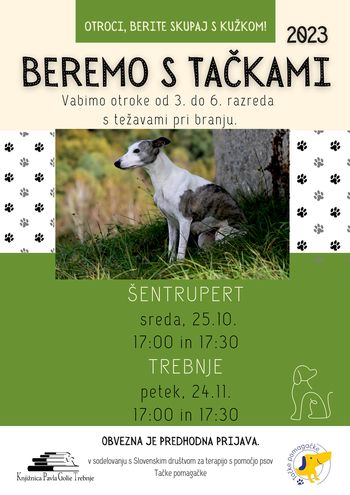 Beremo s tačkami v knjižnici Trebnje